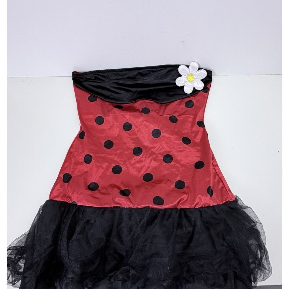 NWT Leg Avenue Daisy Bug Ladybug Costume 4pc Set w/ Wings & Headband M/L - Picture 7 of 10
